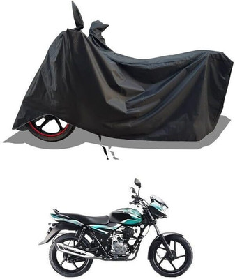 Mdstar Waterproof Two Wheeler Cover for Bajaj(Discover 100 DTS-i, Black)