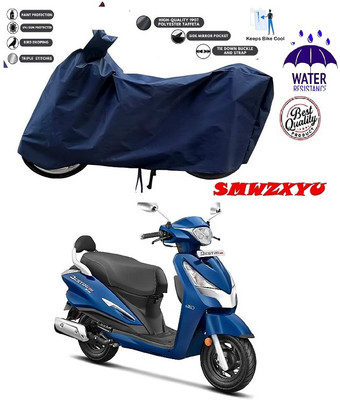 smwzxyu Waterproof Two Wheeler Cover for Hero(Destini 125, Blue)