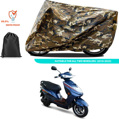 PAGORA Waterproof Two Wheeler Cover for Okinawa(Ridge, Yellow)