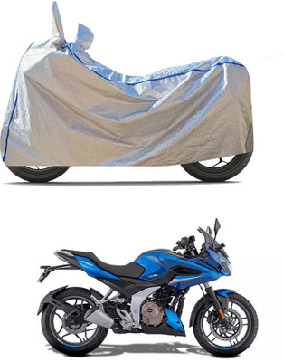 PAGORA Waterproof Two Wheeler Cover for Bajaj(Silver)