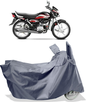 Amexride Two Wheeler Cover for Hero(HF Deluxe BS6, Grey)