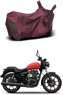 MMSSTAR Waterproof Two Wheeler Cover for Royal Enfield(Thunderbird 350, Maroon)