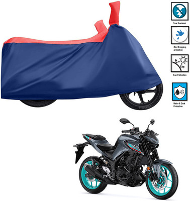 CODOKI Waterproof Two Wheeler Cover for Yamaha(MT-03, Red)
