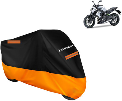Horseyaart Waterproof Two Wheeler Cover for Kawasaki(ER 6N, Orange)