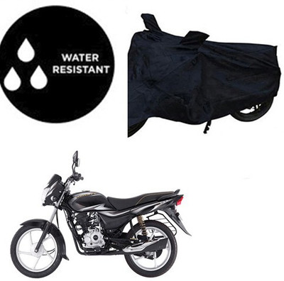 MMSSTAR Waterproof Two Wheeler Cover for Bajaj(Platina 100 DTS-i, Black)
