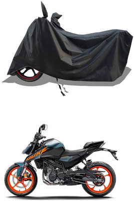 KEDIT Two Wheeler Cover for KTM(125 Duke BS6, Black)