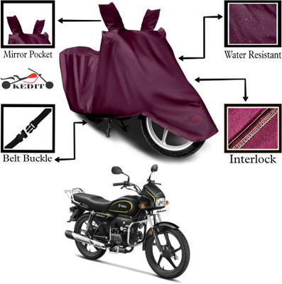 AASHTIK MART Two Wheeler Cover for Hero(MotoCorp Splendor Plus, Maroon)