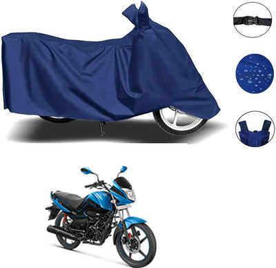 DeepShakshi AUTOMOTIVE Waterproof Two Wheeler Cover for Bajaj(CT110, Blue)