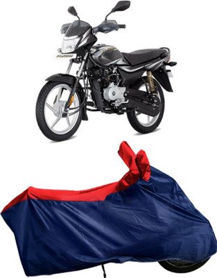 APNEK Waterproof Two Wheeler Cover for Bajaj(Platina 100 DTS-i, Blue, Red)