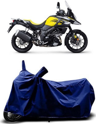 VESMEI Two Wheeler Cover for Suzuki(V-Strom 650 XT, Blue)