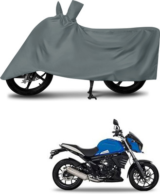 MMSSTAR Waterproof Two Wheeler Cover for Mahindra(Mojo UT 300, Grey)