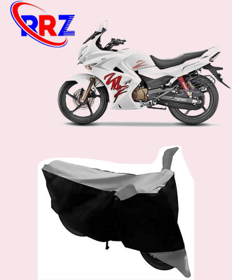 RRZ Waterproof Two Wheeler Cover for Hero(Karizma ZMR, Black, Grey)