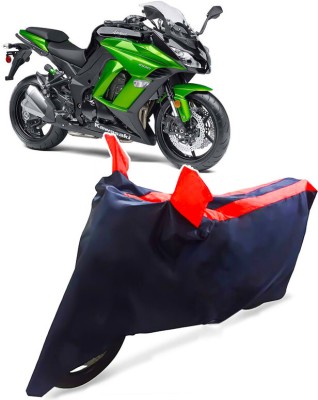 AUTO PEARL Two Wheeler Cover for Kawasaki(Ninja 1000 BS6, Red, Blue)