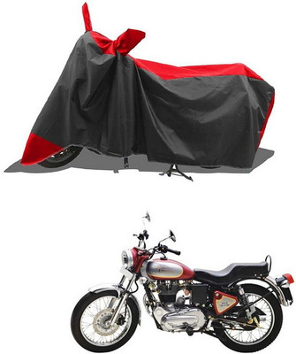 PAGORA Waterproof Two Wheeler Cover for Royal Enfield(Electra 5S, Red, Black)