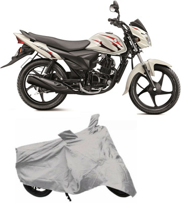 THE REAL ARV Two Wheeler Cover for Suzuki(Hayate, Silver)