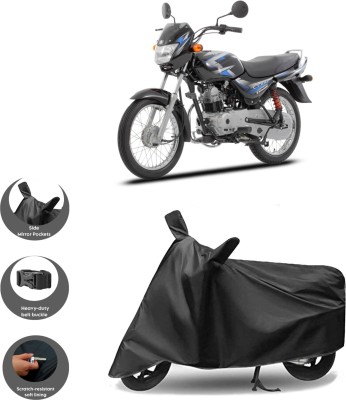 WMIZEXA Waterproof Two Wheeler Cover for Bajaj(CT100, Black)