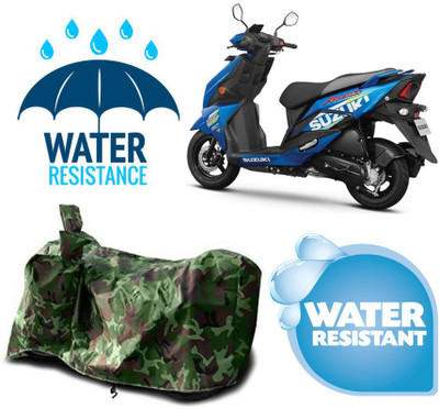AUTOCAD Waterproof Two Wheeler Cover for Suzuki(Avenis 125, Green)