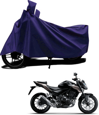 KEDIT Waterproof Two Wheeler Cover for Honda(CB500F, Blue)