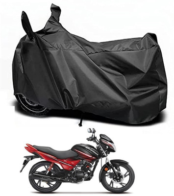 Auto Hub Waterproof Two Wheeler Cover for Hero(Glamour, Black)