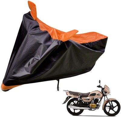 MOCKHE Two Wheeler Cover for TVS(Radeon, Orange)