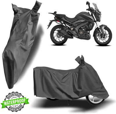 NG Auto Front Waterproof Two Wheeler Cover for Bajaj(Dominar 400, Grey)