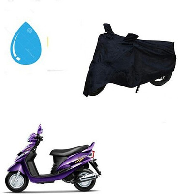 DeepShakshi AUTOMOTIVE Waterproof Two Wheeler Cover for Mahindra(Rodeo RZ, Black)