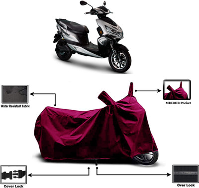 Amexride Two Wheeler Cover for Okinawa(i-Praise, Maroon)