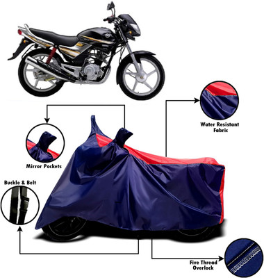 XOCAVO Two Wheeler Cover for Yamaha(Libero, Red, Blue)
