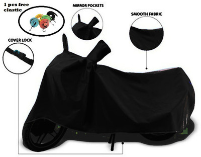 ZEDTEEK Waterproof Two Wheeler Cover for Universal For Bike(MOJO XT 300, Black)