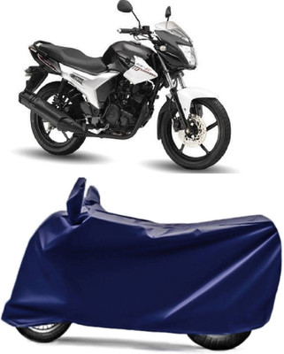 AUCTIMO Two Wheeler Cover for Yamaha(SZ R, Blue)