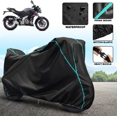 xodi Two Wheeler Cover for Bajaj(Pulsar N160, Black, Blue)