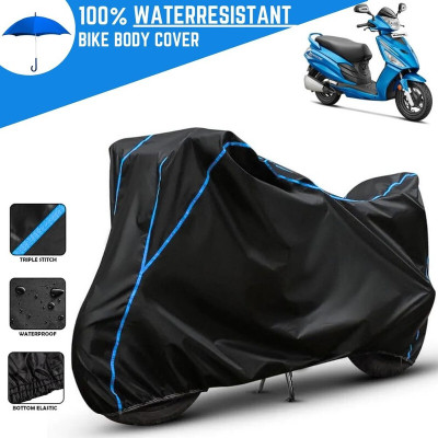 Amikan Waterproof Two Wheeler Cover for Hero(Maestro, Black)
