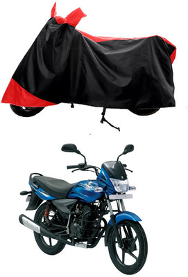 GROFATIK Two Wheeler Cover for Bajaj(Platina 100 DTS-i, Red)