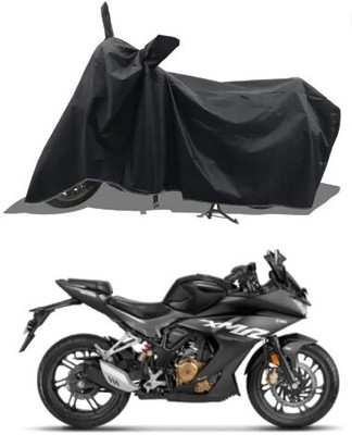 JVBRANGI Waterproof Two Wheeler Cover for Hero(Karizma ZMR, Black)