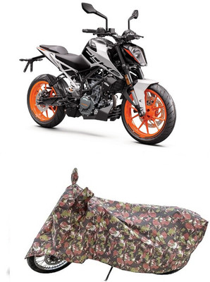 Coxtor Waterproof Two Wheeler Cover for KTM(Duke 200, Multicolor)