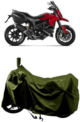 SUGASHRI Waterproof Two Wheeler Cover for Ducati(Hyperstrada, Green)