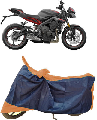 AutoKick Two Wheeler Cover for Triumph(Street Triple RS BS6, Multicolor)