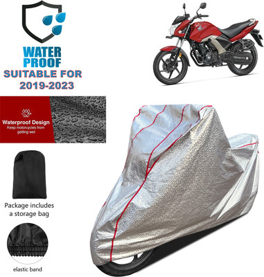GOSHIV-car and bike accessories Waterproof Two Wheeler Cover for Honda(CB Unicorn 160, Silver)