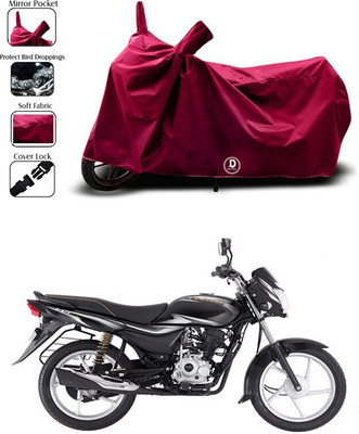 Mdstar Waterproof Two Wheeler Cover for Bajaj(BS6, Maroon)