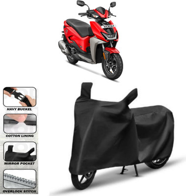 DeepShakshi AUTOMOTIVE Waterproof Two Wheeler Cover for Universal For Bike(Black)