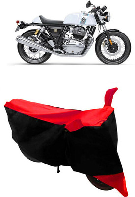 HEMSKAR Two Wheeler Cover for Royal Enfield(Continental GT 650, Black, Red)