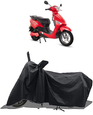 SPECTUS Two Wheeler Cover for Hero(Electric Optima Li BS6, Black)
