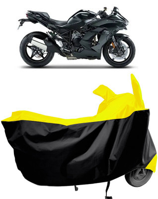 Amexride Two Wheeler Cover for Kawasaki(Ninja H2 SX BS6, Multicolor)