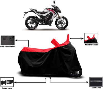 Amexride Two Wheeler Cover for CFMoto(150NK BS6, Red)