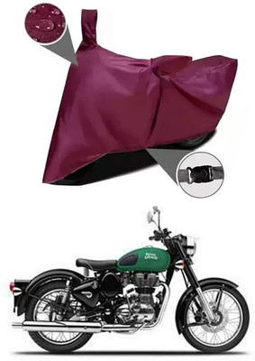 AASHTIK MART Two Wheeler Cover for Royal Enfield(Meteor BS6, Maroon)