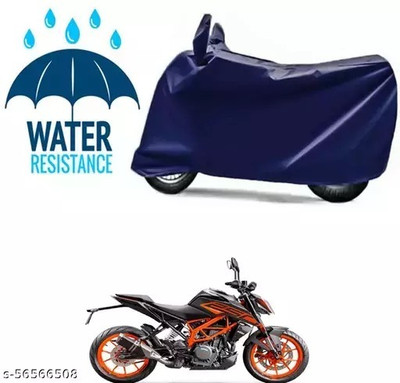 gurukul mart Waterproof Two Wheeler Cover for Kawasaki(Electric NYX BS6, Blue)