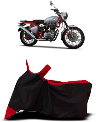 VESMEI Two Wheeler Cover for Royal Enfield(Bullet Trials 500, Red)