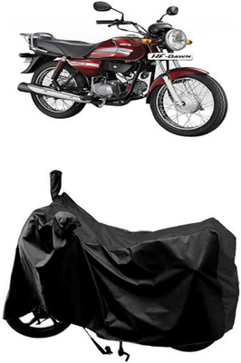 AutoKick Two Wheeler Cover for Hero(HF Dawn BS6, Black)