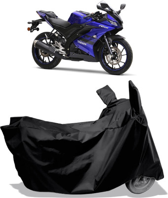Amexride Two Wheeler Cover for Yamaha(YZF R15 BS6, Black)