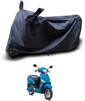 AASHTIK MART Two Wheeler Cover for Hero(Electric Optima Plus, Black)